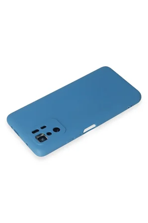 Uray store Xiaomi Poco X3 GT Kılıf Nano içi Kadife Silikon - Mavi