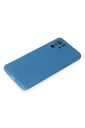 Uray store Xiaomi Poco X3 GT Kılıf Nano içi Kadife Silikon - Mavi