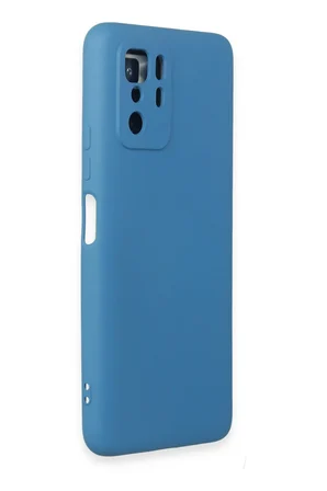 Uray store Xiaomi Poco X3 GT Kılıf Nano içi Kadife Silikon - Mavi