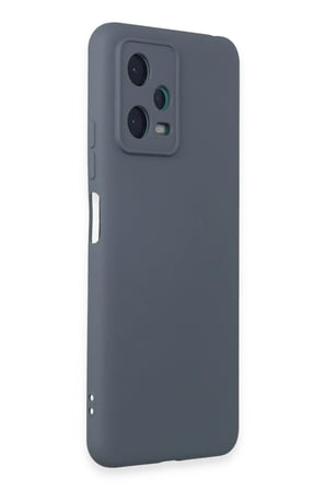 Uray store Xiaomi Redmi Note 12 5G Kılıf Nano içi Kadife Silikon - Gri