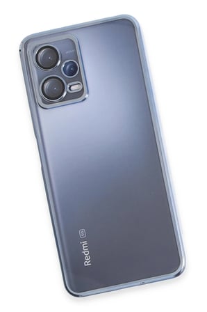 Uray store Xiaomi Redmi Note 12 5G Kılıf Razer Lensli Silikon - Açık Mavi