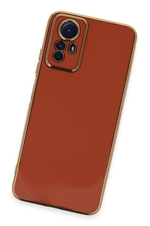Uray store Xiaomi Redmi Note 12S Kılıf Volet Silikon - Kırmızı