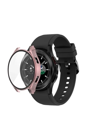 Uray store Watch 5 44mm Wall Camlı Kasa Ekran Koruyucu - Rose Gold