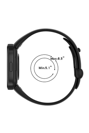 Uray store Xiaomi Redmi Watch 3 Origin Silikon Kordon - Koyu Yeşil