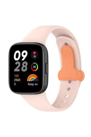 Uray store Xiaomi Redmi Watch 3 Origin Silikon Kordon - Pudra