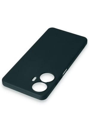 Uray store Realme C55 Kılıf First Silikon - Koyu Yeşil