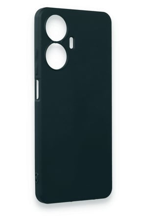 Uray store Realme C55 Kılıf First Silikon - Koyu Yeşil