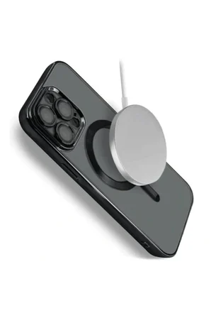 Uray store Apple iPhone 15 Pro Max Kılıf Kross Magneticsafe Kapak - Siyah
