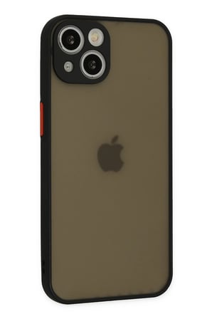 Uray store Apple iPhone 15 Kılıf Montreal Silikon Kapak - Siyah