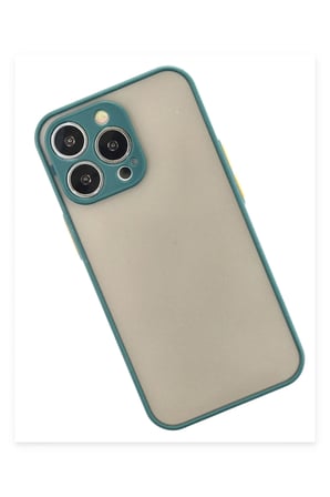 Uray store Apple iPhone 15 Pro Max Kılıf Montreal Silikon Kapak - Yeşil
