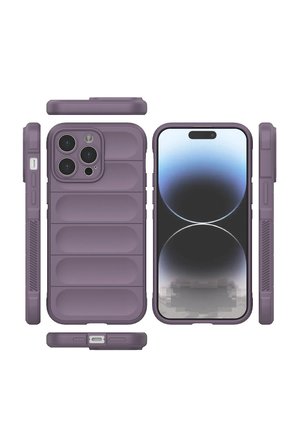 Uray store Apple iPhone 15 Pro Max Kılıf Optimum Silikon - Mor