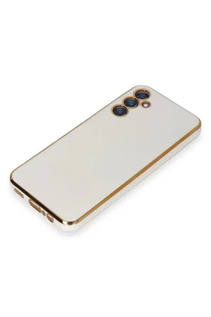 Uray store Samsung Galaxy M14 5G Kılıf Volet Silikon - Beyaz