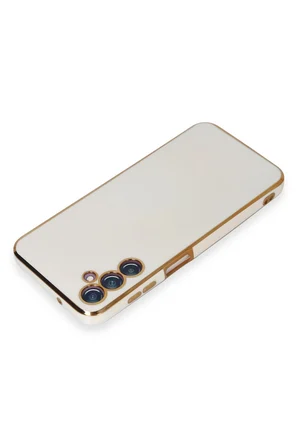Uray store Samsung Galaxy M14 5G Kılıf Volet Silikon - Beyaz