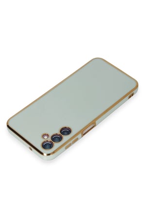Uray store Samsung Galaxy M14 5G Kılıf Volet Silikon - Açık Yeşil