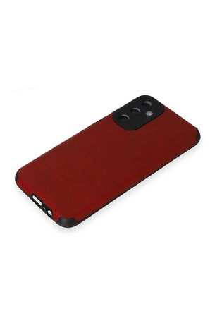 Uray store Samsung Galaxy M14 5G Kılıf Loop Deri Silikon - Kırmızı