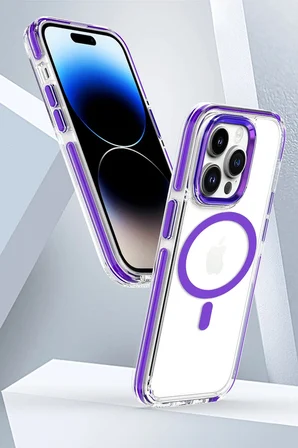Joko Apple iPhone 15 Pro Max Bella Magsafe Kapak - Mavi