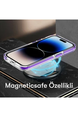 Joko Apple iPhone 15 Pro Max Bella Magsafe Kapak - Mavi