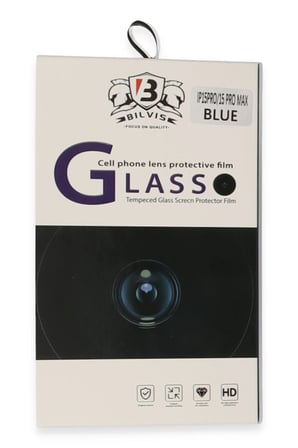 Uray store Apple iPhone 15 Pro Max Bilvis Titan Kamera Lens - Lacivert