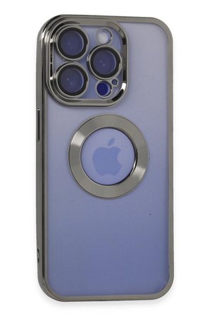 Uray store Apple iPhone 15 Pro Kılıf Slot Silikon - Titan Gri