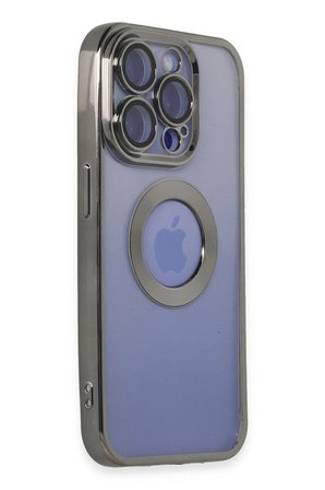 Uray store Apple iPhone 15 Pro Kılıf Slot Silikon - Titan Gri