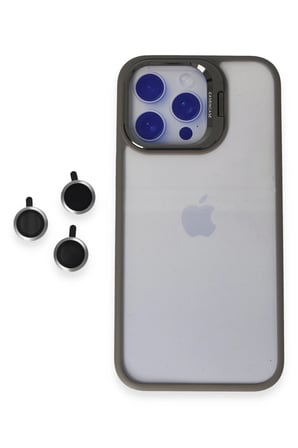 Joko Apple iPhone 15 Pro Max Kılıf Roblox Lens Standlı Kapak - Titan Gri