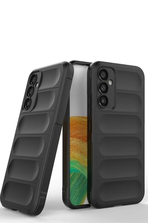 Uray store Samsung Galaxy M34 5G Kılıf Optimum Silikon - Siyah