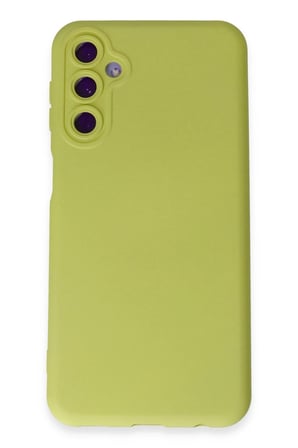 Uray store Samsung Galaxy M14 5G Kılıf Nano içi Kadife Silikon - Sarı