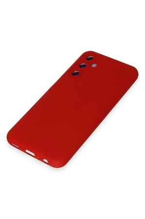 Uray store Samsung Galaxy M14 5G Kılıf Nano içi Kadife Silikon - Kırmızı