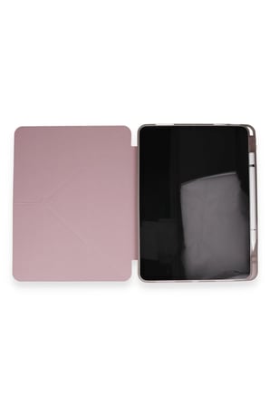 Uray store Xiaomi Pad 6 Kılıf Kalemlikli Mars Tablet Kılıfı - Rose Gold