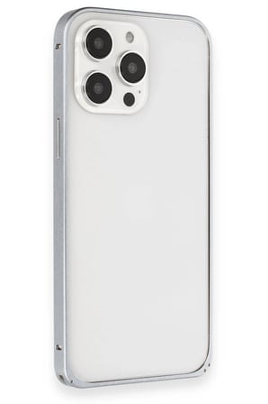 Joko Apple iPhone 15 Pro Metal Bumper Mat Kapak - Gri
