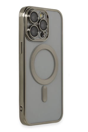 Uray store Apple iPhone 14 Pro Max Kılıf Kross Magneticsafe Kapak - Titan Gri