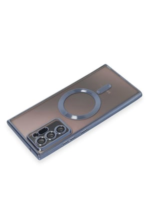 Uray store Samsung Galaxy Note 20 Ultra Kılıf Kross Magneticsafe Kapak - Sierra Blue