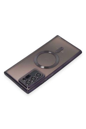 Uray store Samsung Galaxy Note 20 Ultra Kılıf Kross Magneticsafe Kapak - Mor