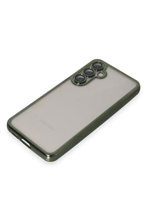 Uray store Samsung Galaxy S23 FE Kılıf Razer Lensli Silikon - Yeşil