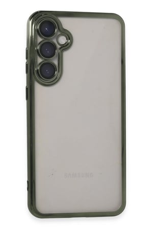 Uray store Samsung Galaxy S23 FE Kılıf Razer Lensli Silikon - Yeşil