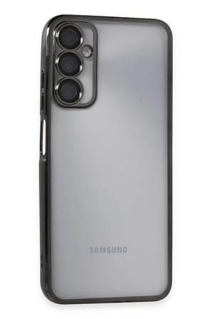 Uray store Samsung Galaxy A05S Kılıf Razer Lensli Silikon - Siyah