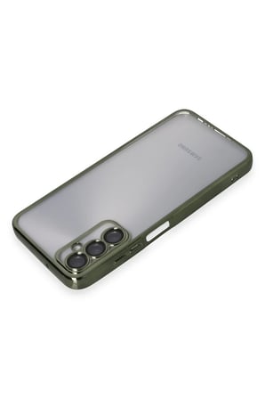 Uray store Samsung Galaxy A05S Kılıf Razer Lensli Silikon - Yeşil