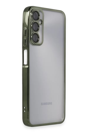 Uray store Samsung Galaxy A05S Kılıf Razer Lensli Silikon - Yeşil