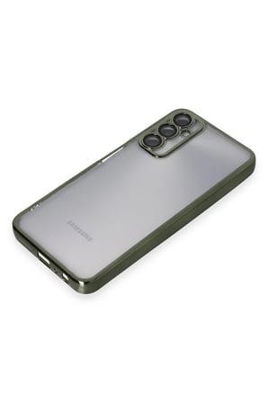 Uray store Samsung Galaxy A05S Kılıf Razer Lensli Silikon - Yeşil