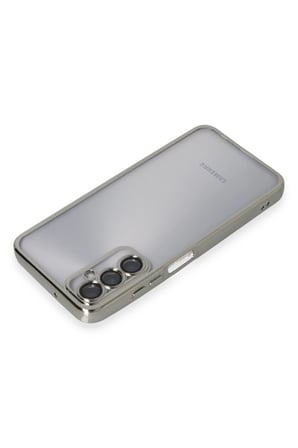 Uray store Samsung Galaxy A05S Kılıf Razer Lensli Silikon - Gümüş