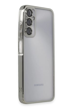 Uray store Samsung Galaxy A05S Kılıf Razer Lensli Silikon - Gümüş