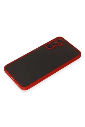 Uray store Samsung Galaxy A05S Kılıf Montreal Silikon Kapak - Kırmızı