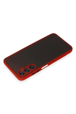 Uray store Samsung Galaxy A05S Kılıf Montreal Silikon Kapak - Kırmızı