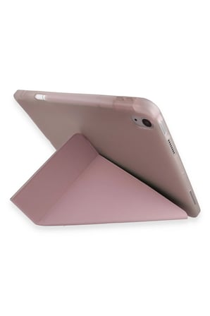 Uray store Huawei MatePad Air 11.5 Kılıf Kalemlikli Mars Tablet Kılıfı - Rose Gold
