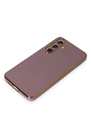 Uray store Samsung Galaxy S24 Kılıf Volet Silikon - Mor
