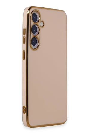 Uray store Samsung Galaxy S24 Plus Kılıf Volet Silikon - Pembe