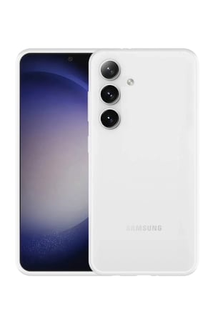 Uray store Samsung Galaxy S24 Kılıf Lüx Şeffaf Silikon