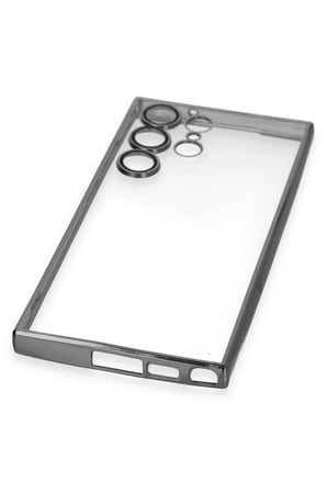 Uray store Samsung Galaxy S24 Ultra Kılıf Razer Lensli Silikon - Yeşil