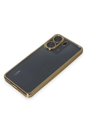 Uray store Xiaomi Redmi 13C Kılıf Razer Lensli Silikon - Gold
