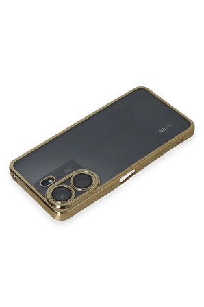 Uray store Xiaomi Redmi 13C Kılıf Razer Lensli Silikon - Gold
